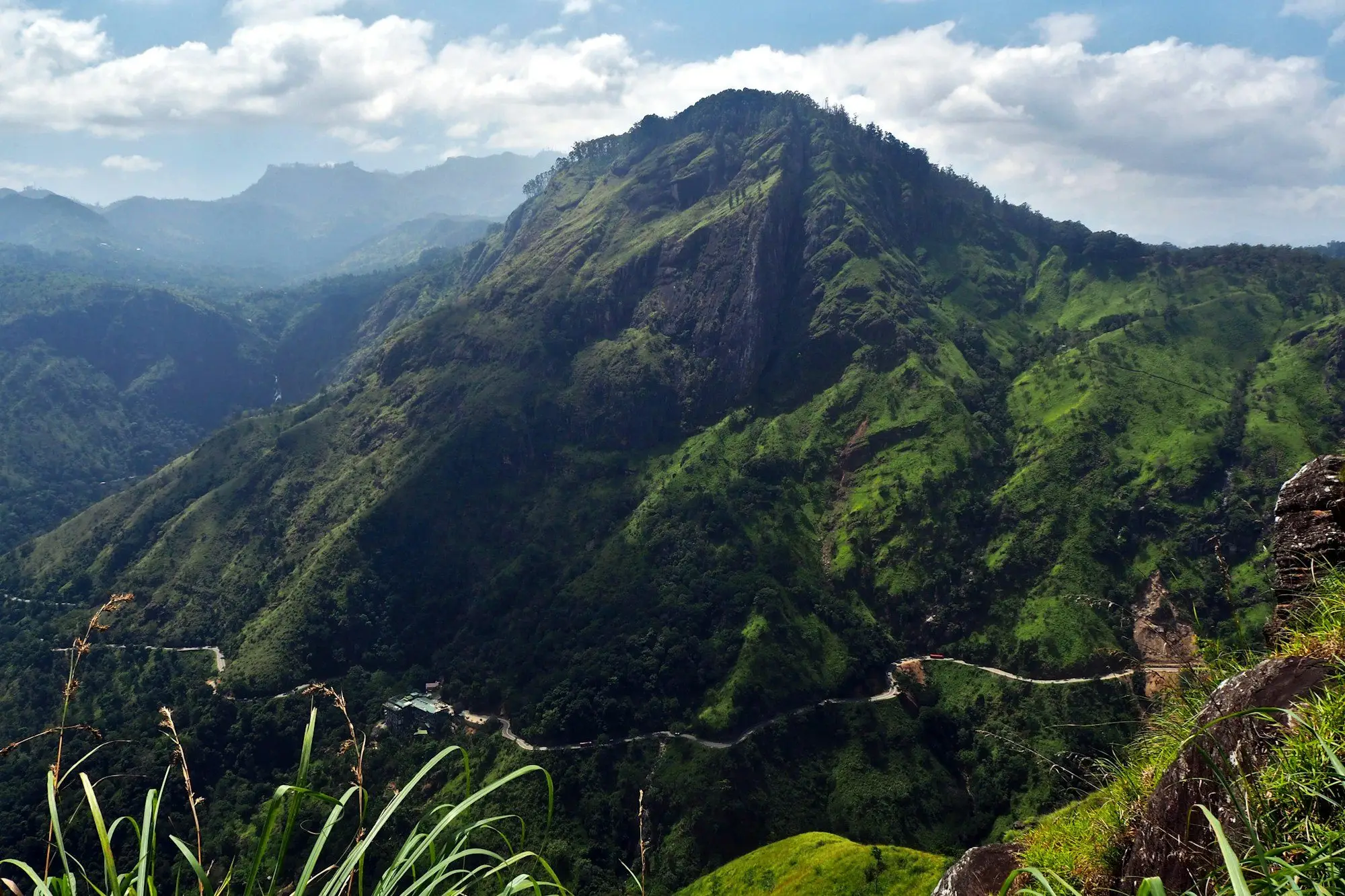 View of Ella Rock and the valley from Little Adam's Peak